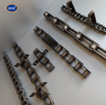 China Rango de temperatura 0-300 grados Fahrenheit Cadenas transportadoras con 2 pulgadas de ancho y 5000 libras de capacidad de carga proveedor