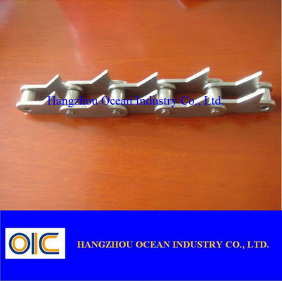 China Cadena de transmisión de potencia de 1/4 de pulgada, lubricación con aceite, ancho de 1/8 de pulgada, material de alta resistencia para uso industrial proveedor