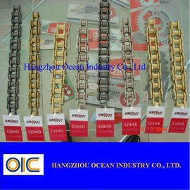 120 Enlaces Chopper Motocicleta O Cadenas de anillo con lubricación de grasa mejorada en los conjuntos de cadenas y broches de motocicleta proveedor