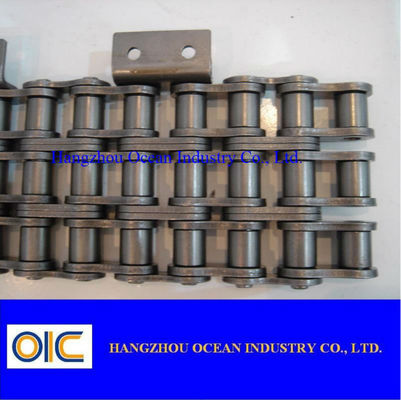 Cadena de transmisión de potencia de 1/4 de pulgada, lubricación con aceite, ancho de 1/8 de pulgada, material de alta resistencia para uso industrial proveedor