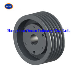 Pulley de tambor de transporte de acero negro para aplicaciones de manipulación de materiales pesados proveedor