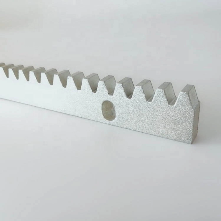 Galvanizado y ennegrecer el estante de engranaje para la puerta deslizante
